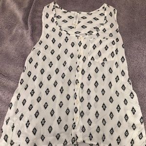 Black and White Tank Top